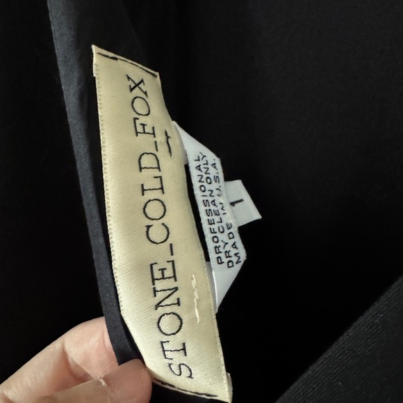 NWT Stone Cold Fox Bullwhip Romper Black Size 1 - Picture 5 of 7